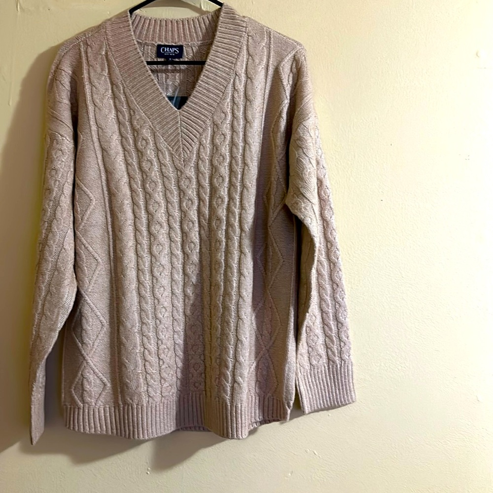 Chaps Beautiful V- Neck Sweater